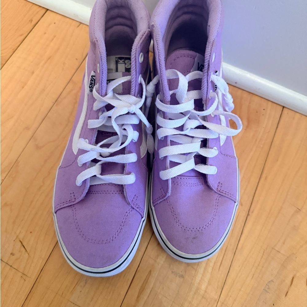 Vans Kids Purple High-Top Sneakers